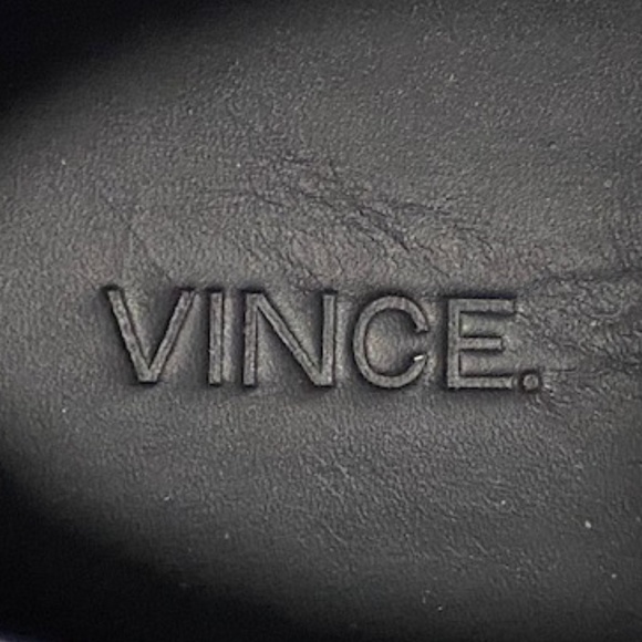 NWOB Black Vince Men's Slip on Shoes Size 10 - Picture 7 of 9